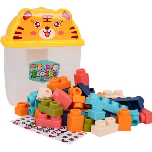 Mīksto klucīšu komplekts Soft Blocks, 44 gab.