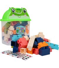 Soft Blocks Set 44 pcs + Frog Packaging