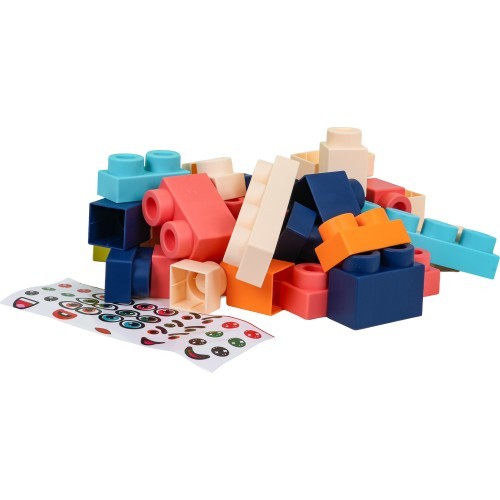 Soft Blocks Set 44 pcs + Frog Packaging