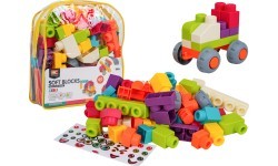 Soft Blocks Set 60 pcs + Backpack