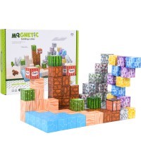 Set of Magnetic Cubes, Blocks, 88 pcs.