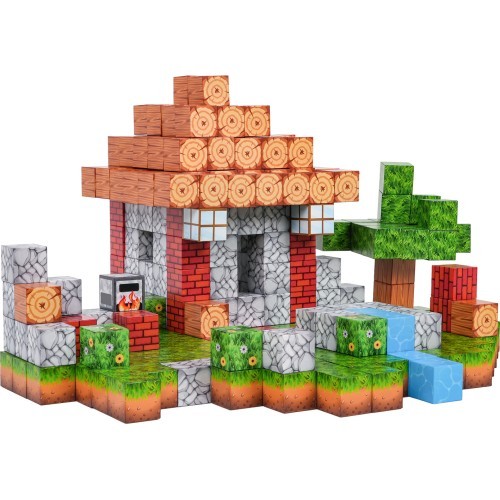 Set of Magnetic Cubes, Blocks, 312 pcs.
