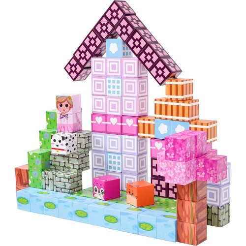 Set of Magnetic Cubes, Blocks, 110 pcs.