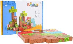 Magnētisko kubu un bloku komplekts, 102 gab.