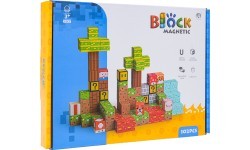 Set of Magnetic Cubes, Blocks, 102 pcs.