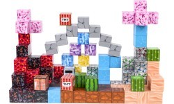 Set of Magnetic Cubes, Blocks, 117 pcs.