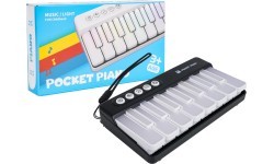 Muzikālais paklājs klavieres, melns