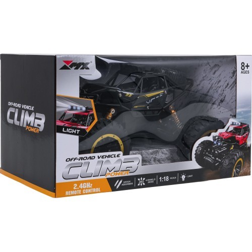 Tālvadības automašīna Crawler R/C 1:18 Climb Power pelēka