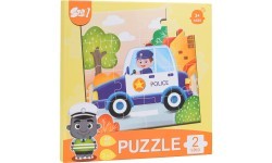 Magnetic Puzzle Vehicles + Booklet