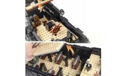 Чёрный конструктор «Пиратский корабль», 3180 деталей