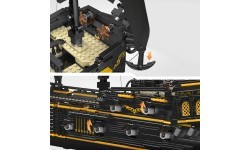 Pirate Ship Black Building Set 3180pcs.