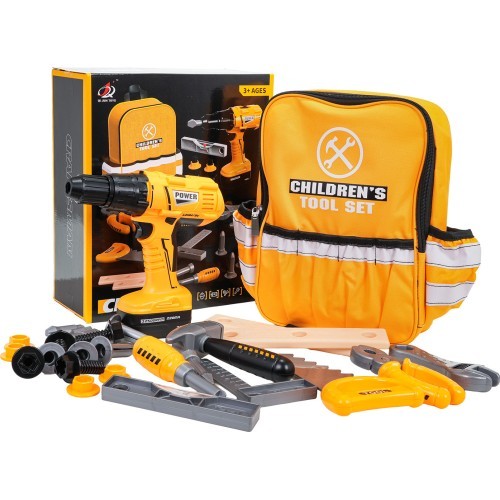 Little Handyman Set Yellow + Backpack