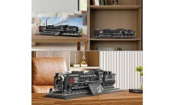 Retro lokomotīves konstruktors, 1546 detaļas