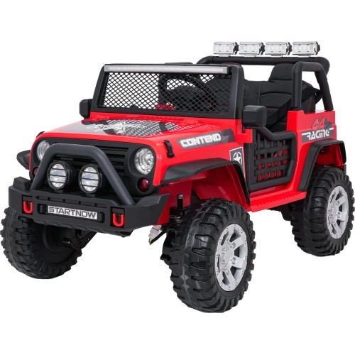Электромобиль Jeep BEAST 4x4, красный