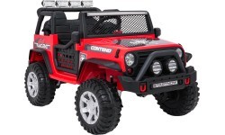 Elektromobilis Jeep BEAST 4x4, sarkans