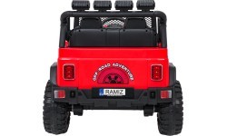 Elektromobilis Jeep BEAST 4x4, sarkans