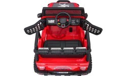 Elektromobilis Jeep BEAST 4x4, sarkans