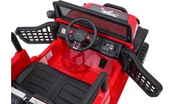 Elektromobilis Jeep BEAST 4x4, sarkans