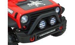 Elektromobilis Jeep BEAST 4x4, sarkans