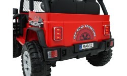 Электромобиль Jeep BEAST 4x4, красный