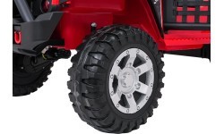 Elektromobilis Jeep BEAST 4x4, sarkans