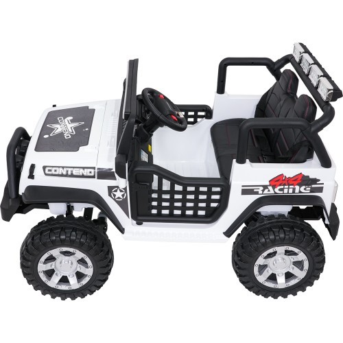 Elektromobilis bērniem Jeep BEAST 4x4, balts