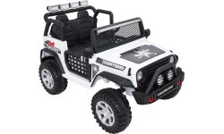 Детский электромобиль Jeep BEAST 4x4, белый