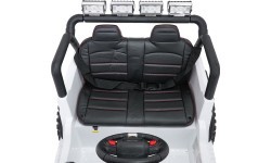 Elektromobilis bērniem Jeep BEAST 4x4, balts