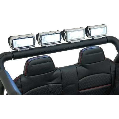 Elektromobilis bērniem Jeep BEAST 4x4, balts