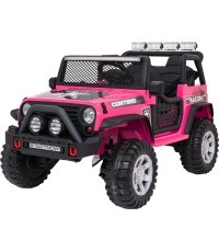 Elektromobilis bērniem Jeep Beast 4x4 rozā