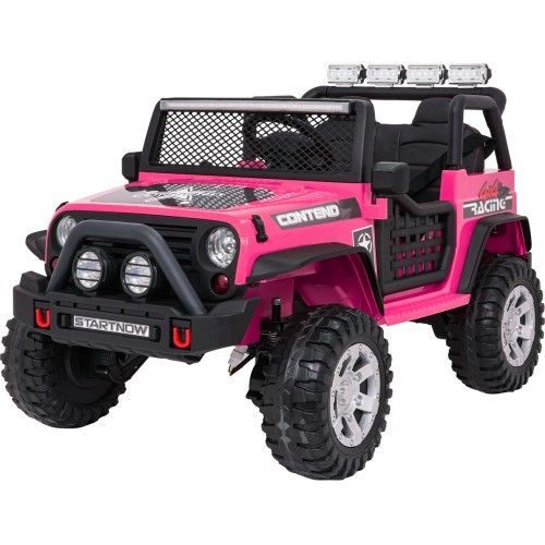 Elektromobilis bērniem Jeep Beast 4x4 rozā