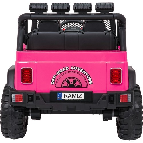 Детский электромобиль Jeep Beast 4x4 розовый