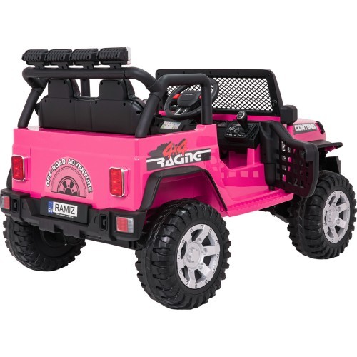 Детский электромобиль Jeep Beast 4x4 розовый