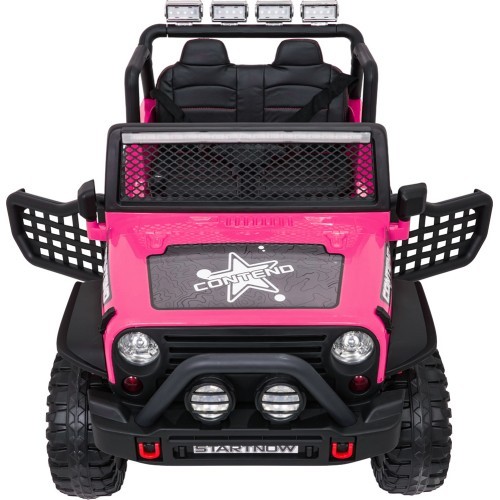 Elektromobilis bērniem Jeep Beast 4x4 rozā