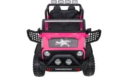 Детский электромобиль Jeep Beast 4x4 розовый
