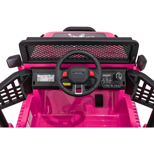 Elektromobilis bērniem Jeep Beast 4x4 rozā