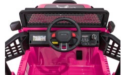 Детский электромобиль Jeep Beast 4x4 розовый