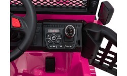 Elektromobilis bērniem Jeep Beast 4x4 rozā