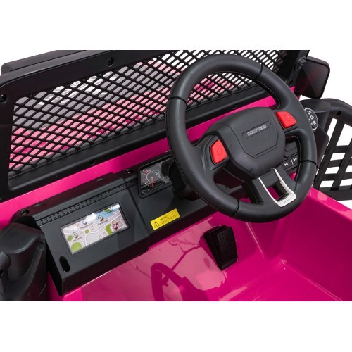 Elektromobilis bērniem Jeep Beast 4x4 rozā