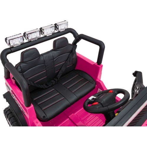 Elektromobilis bērniem Jeep Beast 4x4 rozā