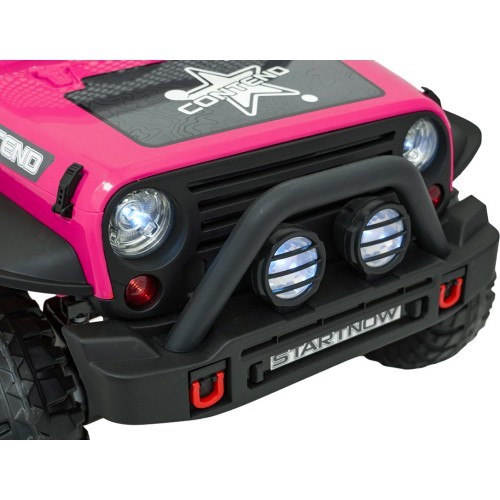 Детский электромобиль Jeep Beast 4x4 розовый