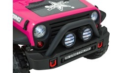 Elektromobilis bērniem Jeep Beast 4x4 rozā