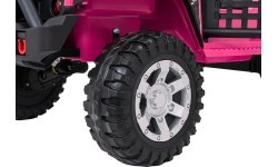 Elektromobilis bērniem Jeep Beast 4x4 rozā