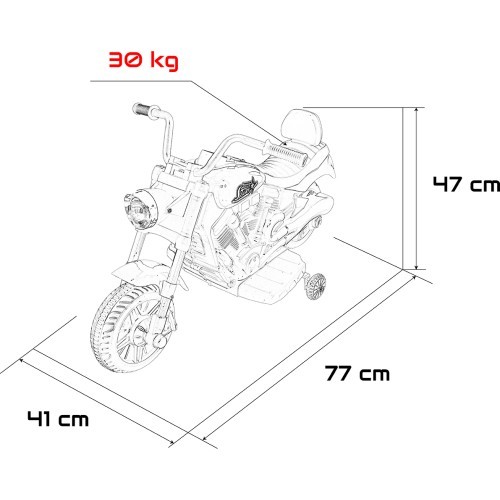 Vehicle Motor STAR Red