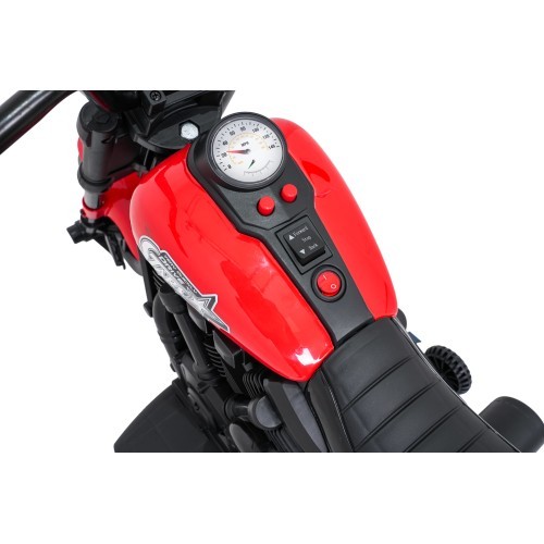 Elektriskais motocikls STAR sarkans