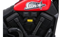 Elektriskais motocikls STAR sarkans
