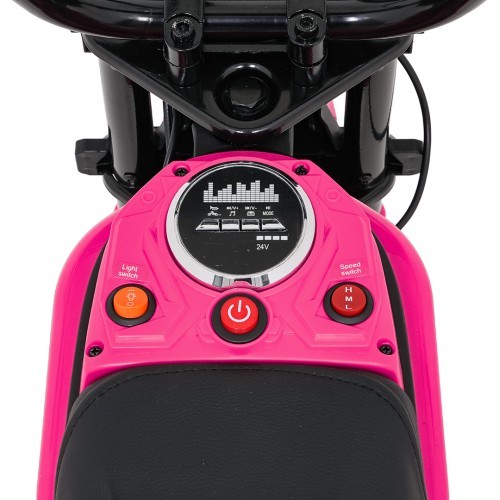 Elektromobilis RZ56 MAX, rozā
