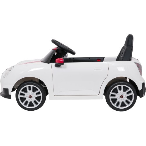 Elektromobilis Mini Cooper, balts