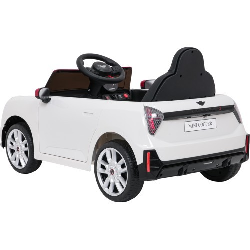 Электромобиль Mini Cooper, белый