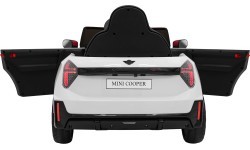 Elektromobilis Mini Cooper, balts